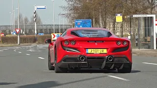 Supercars Accelerating! Lamborghini Aventador S, Novitec GTC4Lusso, Novitec 488, Capristo R8, RS6