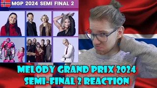 ESC 2024 REACTION: MELODY GRAND PRIX 2024 NORWAY SEMI-FINAL 2