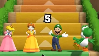 Mario Party 9 - Step It Up 1-vs. Rivals - Peach vs Daisy, Mario, Yoshi | Cartoons Mee