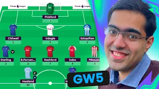 TRIPPIER IN!? |  FPL Expert BigManBakar's Team Reveal | Gameweek 5 | Fantasy Premier League 2023/24