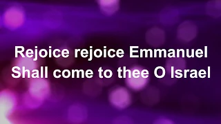 O Come O Come Emmanuel - Lyric Video (with vocals)