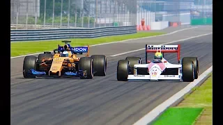 McLaren F1 2018 vs McLaren F1 1988 - Monza