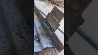 Horizontal welding 2G weld stick test #shortsvideo