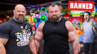 BANNED From the Arcade Ft. BRIAN SHAW!!!