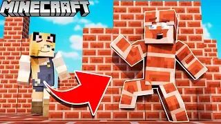 CEGŁA KAMUFLAŻ TROLL?! - ZABAWA W CHOWANEGO W MINECRAFT (Hide and Seek) | Vito vs Bella