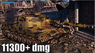 Объект 268 ЛБЗ ПТ-15 на Об 260 🌟 11300+ dmg 🌟 World of Tanks максимальный урон