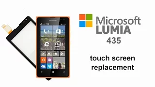 Microsoft Lumia 435, 532 How to Replace Touch screen