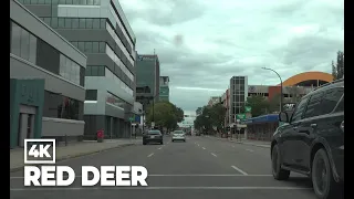 Driving in Red Deer, Canada 4K (2021 Summer)