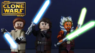 Custom LEGO Star Wars The Clone Wars: Obi-Wan Anakin & Ahsoka