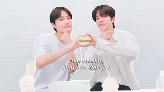 jake stealing jungwon from jay