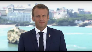 Adresse aux Français à quelques heures du Sommet du G7