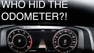 Finding the Odometer on a VW GOLF