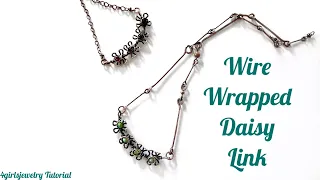 How to Make Jewelry | Wire Wrapped Daisy Link Component