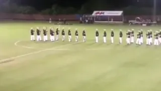 Silent Drill Platoon Performs at USMC vs ASU Soccer Team (Incoming in Friday, September 11th 2015)