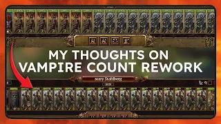 My thoughts on the vampire counts rework - Total war Warhammer 3