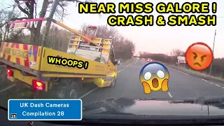 UK Dash Cameras - Compilation 28 - 2022 Bad Drivers, Crashes & Close Calls