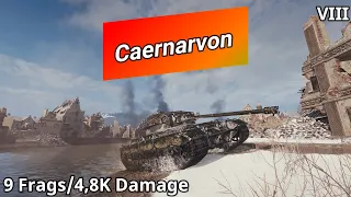 Caernarvon (9 Frags/4,8K Damage) | World of Tanks