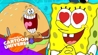 The ULTIMATE Krabby Patty Marathon 🍔 | SpongeBob | Nickelodeon Cartoon Universe