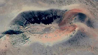 The 3,000 Foot Wide Explosion Crater in Arizona; Cerro Hueco