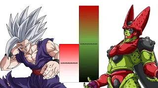 Gohan VS Cell MAX POWER LEVELS Over The Years All Forms (DB/DBZ/DBGT/SDBH)