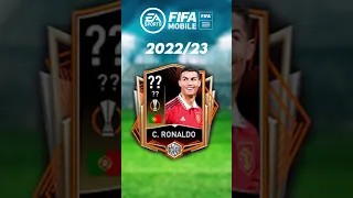 Evolution of Cristiano Ronaldo UCL in all FIFA Mobile history (17-23)