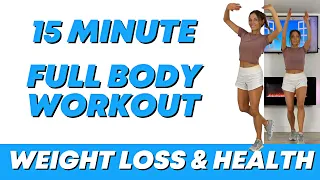 15 Minute Full Body Workout  ❤️  Cardio Workout ❤️ Weight Loss ❤️ Health ❤️ Motivation