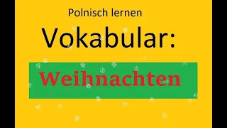 Vokabular: Weihnachten