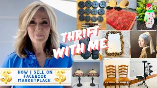 How I make THOUSANDS OF DOLLARS on Facebook Marketplace every year! Goodwill thrift with me