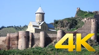 DJI Inspire 1 Narikala Fortress,ნარიყალას ციხესიმაგრე, Church, 4K Awesome aerial video footage