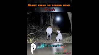 POV: Scary girls ghost vs funny boys ghost । viral Prank।🤩 #hanumanji #ghost #prank  #funny #shorts