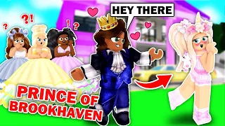 A PRINCE Has A CRUSH On Me In Brookhaven! (Roblox)
