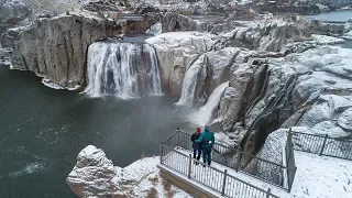 Shoshone Waterfall in Idaho - Higher than Niagara Falls!