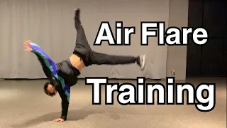 Learn to Air flare Training BreakDance BBOY SNACK エアー トレーニング スナック ブレイクダンス