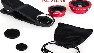 Aerb 3in1 Universal 180° Fisheye Lens + Wide Angle + Macro Lens Clip Review