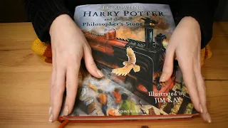 ASMR Harry Potter Book Tapping & Tracing on Pictures