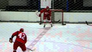Red Wings Development Camp Day 2: Shot Deflecting Drill pt 5 - Team Yzerman
