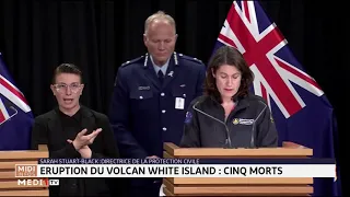 Nouvelle Zélande : 5 morts dans l'éruption du volcan White Island