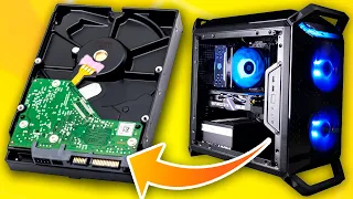 Как убрать жесткий диск HDD с компьютера.Как отключить жесткий диск