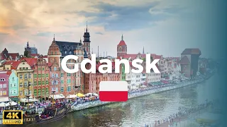 Gdansk, Poland Walking Tour 🇵🇱 - July 2023 | 4K 60fps UHD