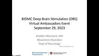 Deep Brain Stimulation Meeting Fall 2023