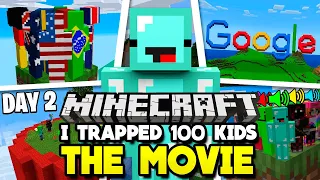 I Trapped 100 Kids in Minecraft [THE MOVIE]