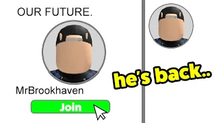 MrBrookhaven Is BACK!! I Joined His PRIVATE SERVER.. (Brookhaven RP)