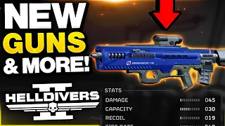 Helldivers 2 New Silenced Guns Coming To The Game! & New Strategems!