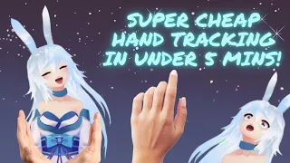 Super Cheap Hand Tracking for Vtubers! (VSeeFace Compatable or stand alone)