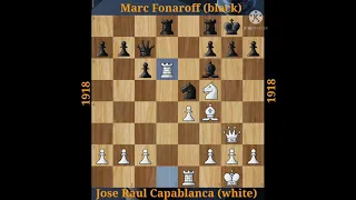 Best chess Combination tactic of Jose Raul Capablanca #shorts #capablanca #tactics