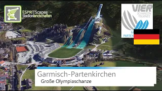 Große Olympiaschanze | Garmisch-Partenkirchen | Vierschanzentournee | 2019 | Google Earth