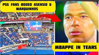 Mbappe in Tears after PSG - Lens as PSG Fans Booed Asensio & Marquinhos & Applause Mbappe, Dembélé