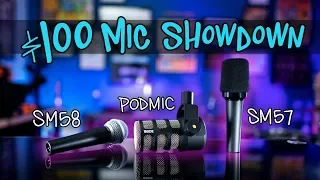 Budget Podcast Mic Showdown: Rode PodMic, Shure SM58, Shure SM57