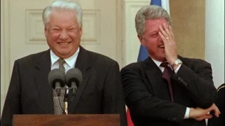 Bill Clinton Boris Jelzin Lachanfall Lachflash Lachkrampf
