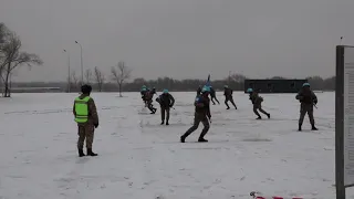 Обучение казахстанских миротворцев. Атака при патрулировании